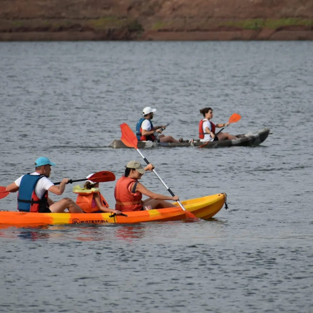 Kayak pantano del río Yeguas en Marmolejo